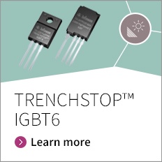 The TRENCHSTOP™ IGBT6 is the next generation IGBT technology optimized for specific application – either low speed 650 V small motor drives for major home appliance or fast speed 1200 V IGBT for solar, welding , UPS. Each product series target optimal performance of the IGBT in target application.