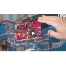 Button Infineon Video CoolGaN 3-phase motor control video