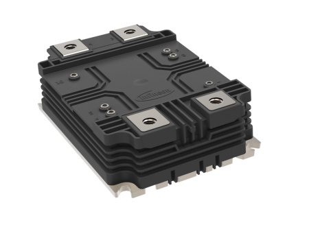 The first XHP™ 3 IGBT modules feature a half bridge topology with a blocking voltage of 3,3 kV and a nominal current of 450 A. In order to meet customers’ demands, two different isolation classes are launched simultaneously: 6 kV and 10.4 kV isolation, respectively.